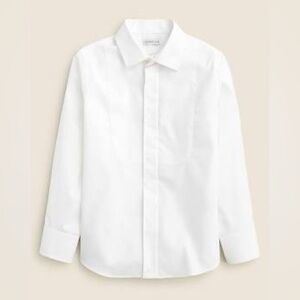 NEW J.Crew Kids Crewcuts Boys Ludlow Tuxedo Shirt White 16